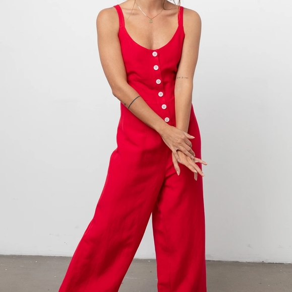 Rails Teresa Jumpsuit in Cayenne VGUC - Picture 3 of 11